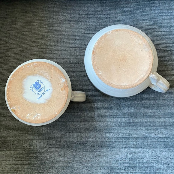 Farmhouse Creamer Pitcher and Mug by LAMAS Pottery – Made in Italy. - Picture 5 of 8